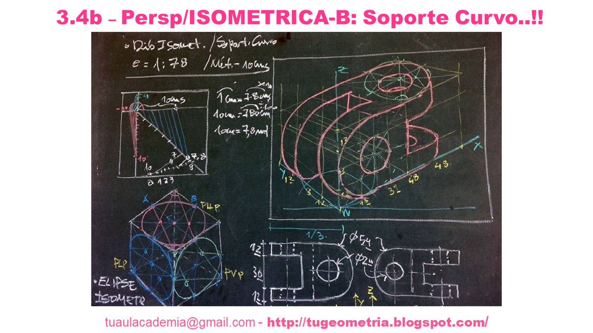 Proyección AXONOMÉTRICA-B..La perspectiva isométrica se utiliza en diseño industrial para realizar la producción en planta, representar piezas en perspectiva y visualizar el volumen conceptual.!! y son parte integral en los estudios de ingeniería, diseño industrial, arquitectura.