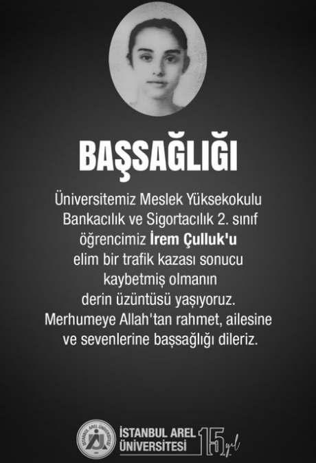 arelkampus's tweet photo. Sıra arkadaşımız İrem, bir senedir hâlâ enkaz halinde olan Sefaköy'deki kampüs binası onarılmadığı için bölümünün taşındığı Tepekent'e geliyordu.

Bir senedir öğrenciler mağdur edilmeyip gerekli tadilat yapılsaydı belki İrem hâlâ bizimle olacaktı. Çok üzgünüz. 
#areluniversitesi https://t.co/I8akqxUq7W