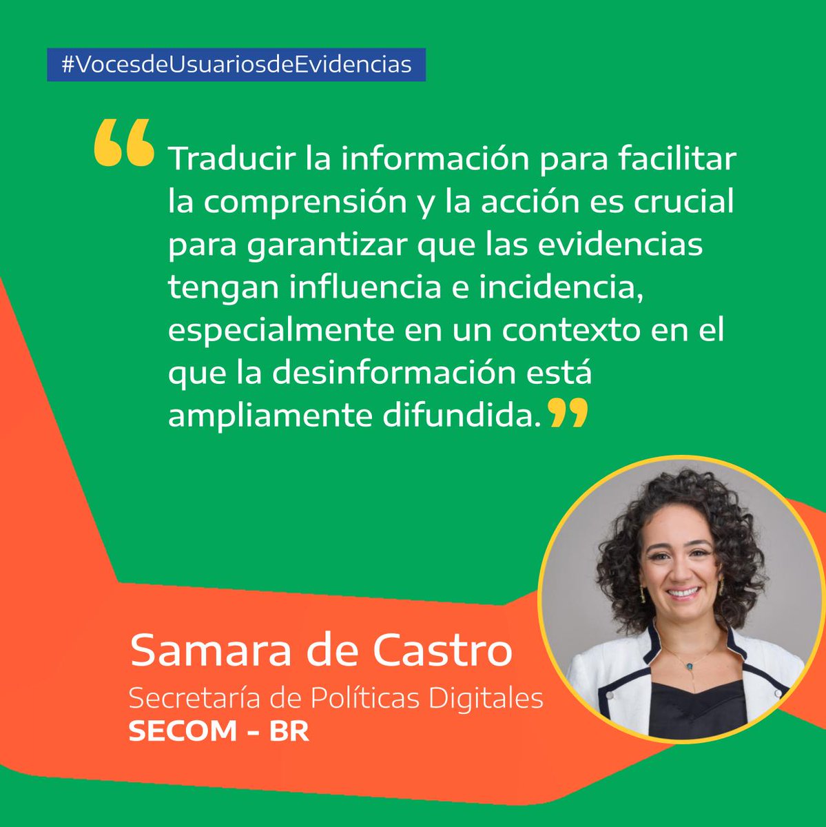 hub_lac's tweet photo. @onthinktanks Además de la #SemanadelaEvidencia, estamos realizando en colaboración con la @onthinktanks  la serie de entrevistas “Voces de Usuarios de Evidencias”.  Lea en nuestra página (ES,PT,EN): https://t.co/hJHnusYBlj https://t.co/E3QSH7w1Dp