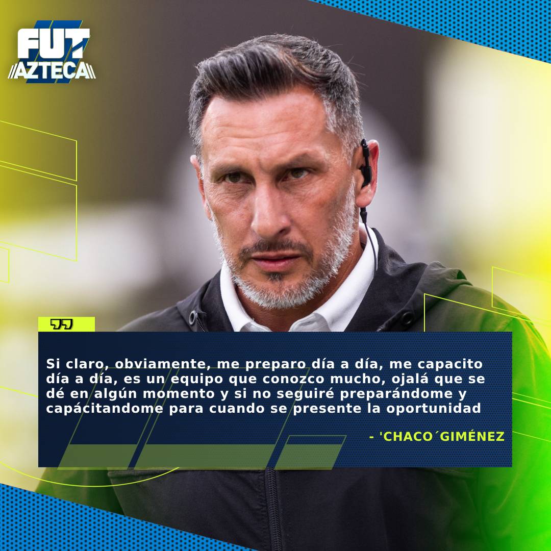AztecaDeportes's tweet photo. ¡A 'Chaco' Giménez le gustaría dirigir a Cruz Azul en estos tiempos difíciles!🤩

Después de ser cuestionado en una conferencia de prensa, Christian Giménez, afirmó que si se presenta la oportunidad, le encantaría dirigir al equipo.

#AztecaDeportes #SelecciónMexicana #ChacoGiménez