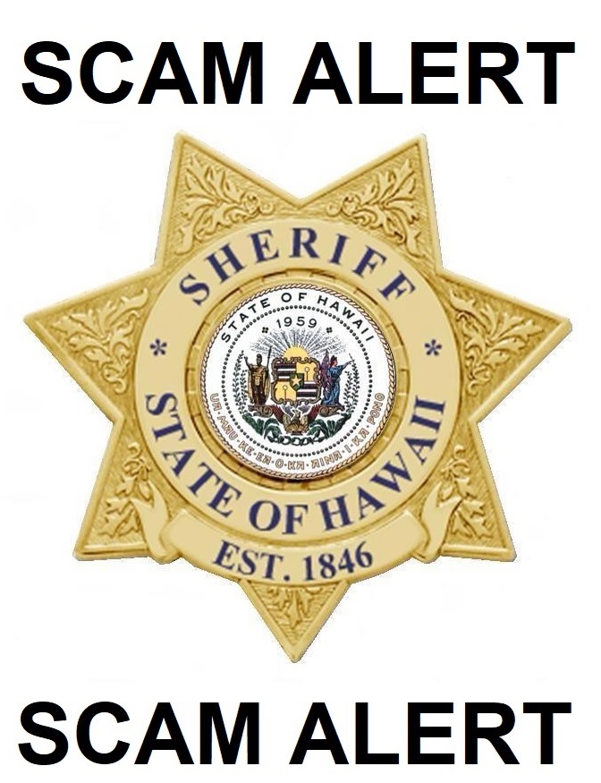 Scammer saying they are deputy sheriffs working for HPD, are telling people they have a federal bench warrant, and have to pay a fine or face arrest. Sheriffs will not call anyone about missed court appearances or ask for electronic payment. Hang up and report it to 586-1352.