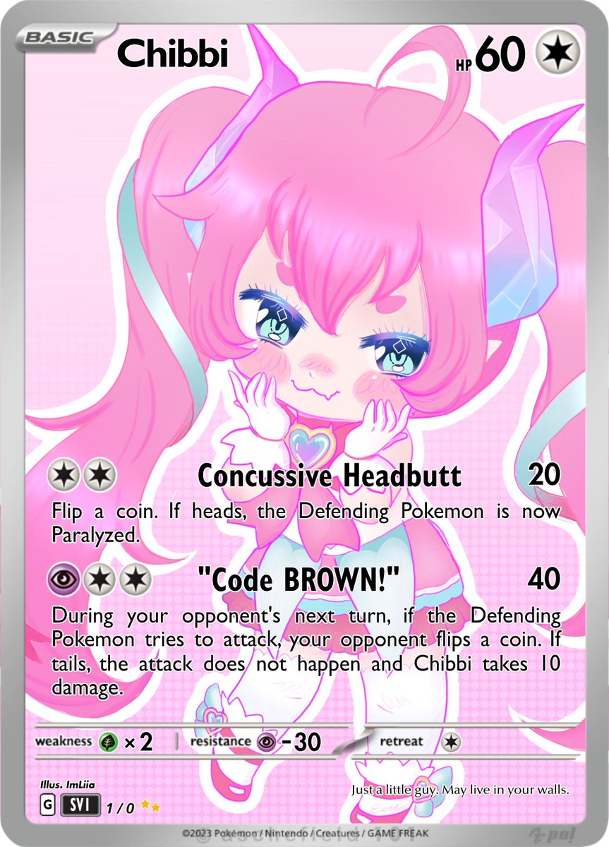 WE SHOULD MAKE OFFICIAL CHIBIDOKI CARDS