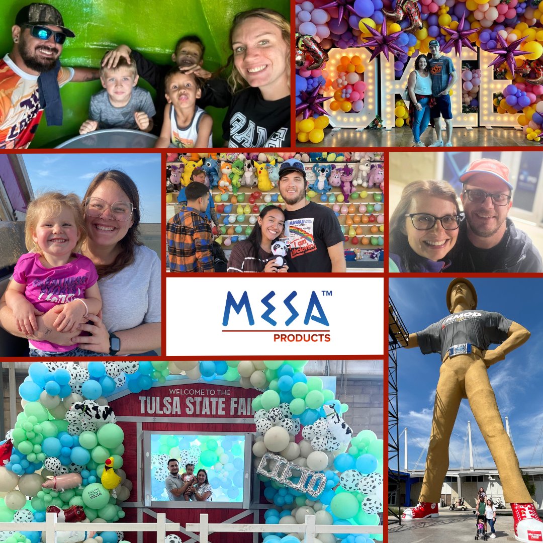 mesaproducts's tweet photo. From the factory floor to the fairgrounds! 🎡🌟 Our MESA Products team is taking a break from crafting excellence to enjoy some good old-fashioned fun at the Tulsa State Fair. #MESAProducts #EmployeeEngagement #TeamBonding https://t.co/gcOUSPUg7L