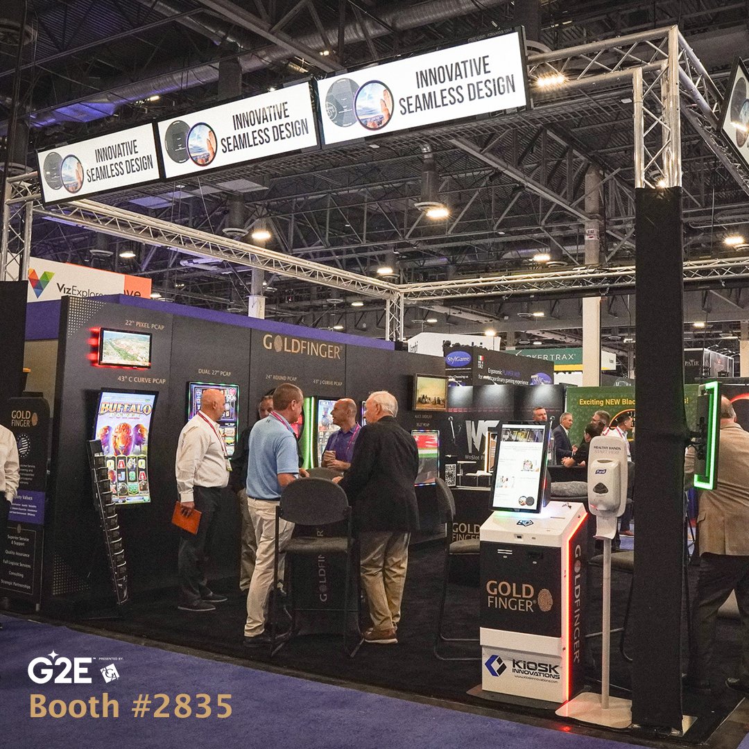 GoldFingerTech's tweet photo. Elevate your brand and captivate your audience with our industry-leading monitors designed for durability and longevity. Join us at booth #2835 at G2E to experience the future of stunning visual experiences. ✨ 

#G2E2023 #GoldfingerMonitors #Gaming https://t.co/pigyTFCZ6s