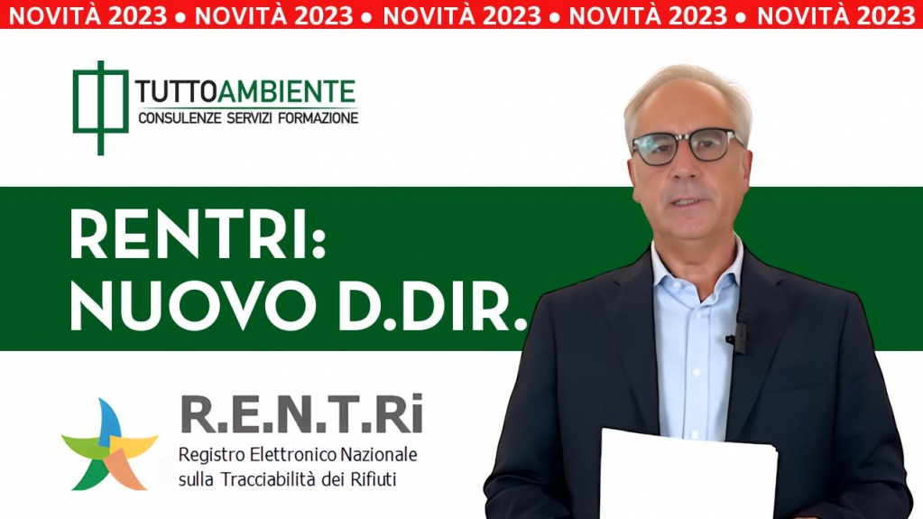 🎬 RENTRI: nuovo decreto direttoriale settembre 2023 🔴 
Il Dott. Paolo Pipere ci parla del nuovo decreto direttoriale dedicato al #RENTRI, il Registro Elettronico Nazionale sulla Tracciabilità dei #Rifiuti. 
▶️ youtube.com/watch?v=QWe_-z…