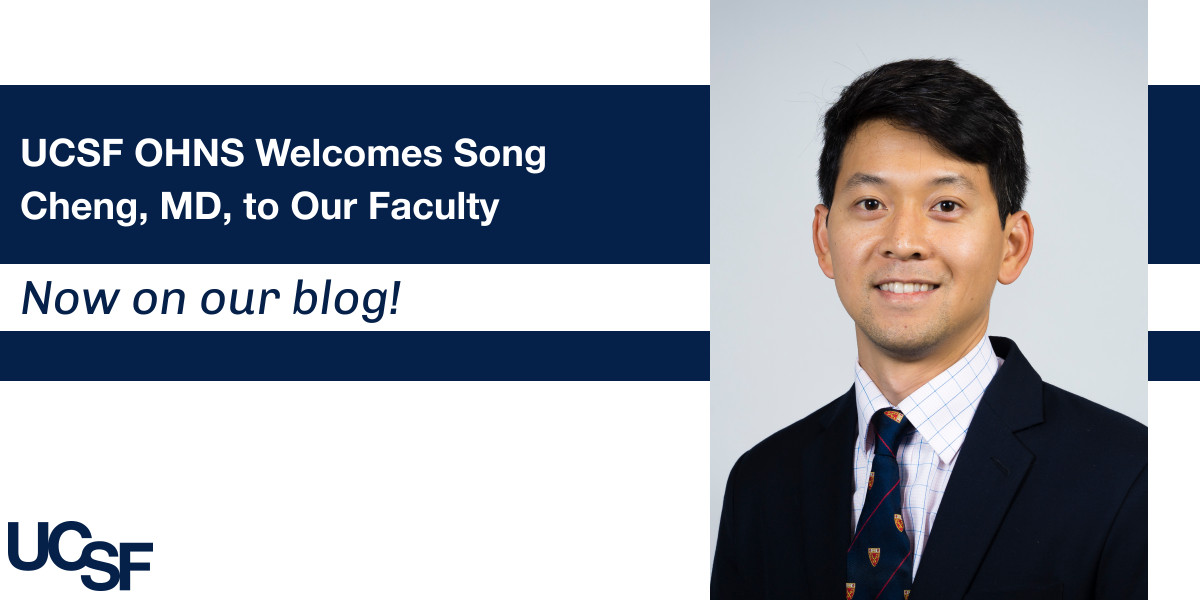 Let's give a warm welcome to Dr. Song Cheng as he joins @UCSF_OHNS! 🎉 His dedication to enhancing patient experiences & research is a testament to his commitment to excellence. Explore his remarkable journey here ➡️ ohns.ucsf.edu/news/ucsf-ohns…