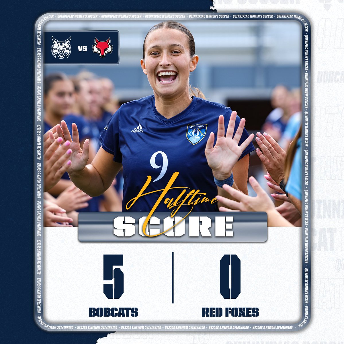 QU_WSOC's tweet photo. HALF | Bobcats +5 https://t.co/LmiiOzILpD
