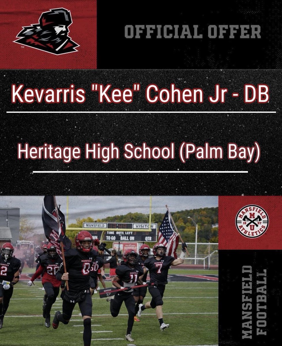 AGTG… I am extremely honored to receive an official offer from <a href="/MansfieldFB/">Mansfield Football</a>. #MountUp #MoveMountains <a href="/Coach_JEvans/">John Evans</a> <a href="/coach_mike3/">Mike Williams</a> <a href="/jchimics/">Jason Chimics</a> <a href="/Coach_Benson9/">Mykel Benson</a> <a href="/CoachPolimice/">Coach Polimice “ Coach P”</a> <a href="/coachainsley/">Mark Ainsley</a> <a href="/Coach23EJ_Mayes/">Amayzing Elite FB Academy</a> <a href="/joecohen2053/">Joe Cohen</a> <a href="/ScottRaymond7/">Coach Scott Raymond</a> <a href="/swarmgangg/">Heritage Panther Football</a>