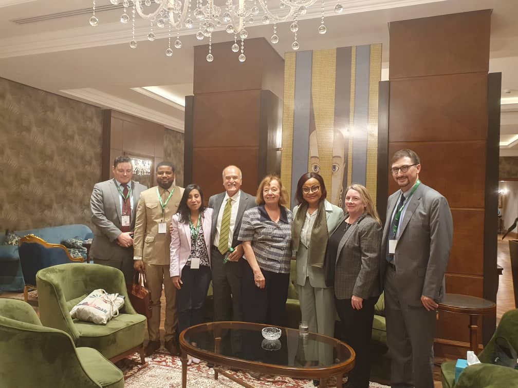 JosefaSacko's tweet photo. I met H.E Dr José Emilio Esteban, Under Secretary for Food Safety of @USDA at the #AFRAF. We discussed the need to accelerate on establishment of the Pan African Food Safety Agency since Africa registers the high no. of approx. 130,000 deaths yearly due to #Food born diseases. https://t.co/dbxvKvo8KZ