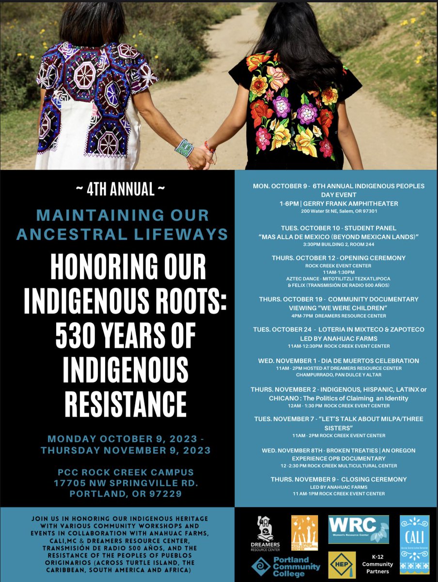 #PCC #Indigenous #HispanicHeritageMonth