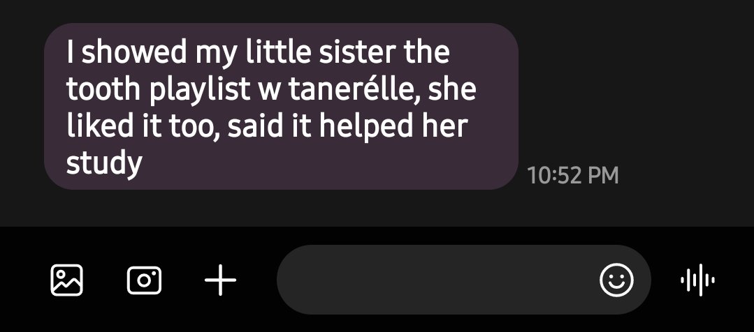 I put my coworker on @tanerelle when she had a toothache and I said the sounds would help her and ended up making a whole playlist. But now my coworker got her lil sis on it too. AND tomorow she is opening for Victoria Monet so I'm about to see Tanerélle twice in under a year!🥰