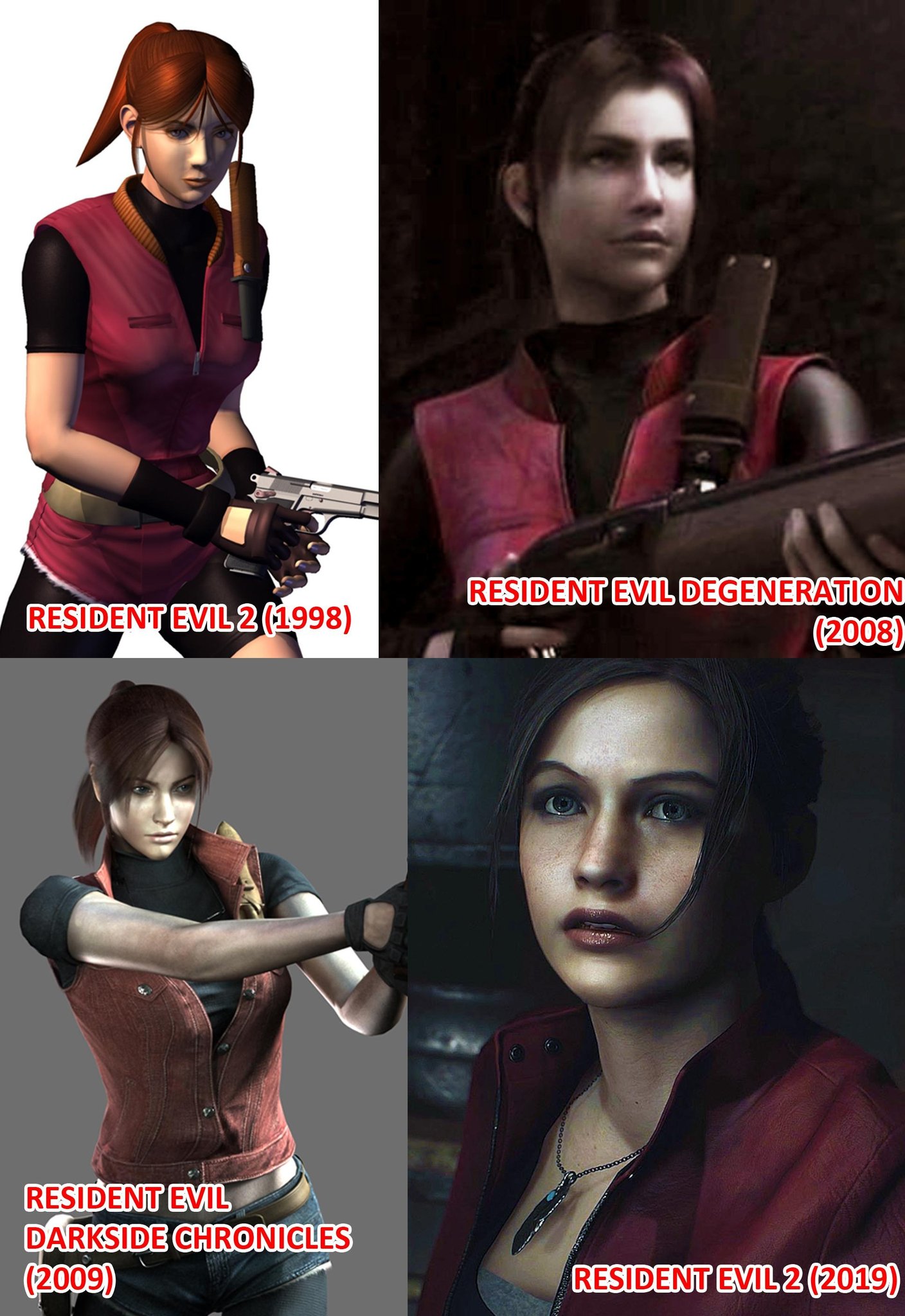 Jen 🏳️‍🌈 on X: The wonderful Claire Redfield 💗 Resident Evil 2 (1998) # ResidentEvil #REBH26th #REBHFun #RE #RE2 #ResidentEvil2 #ClaireRedfield  #Biohazard #Capcom  / X