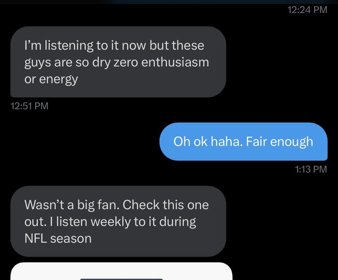 Wow the Unabated podcast is so bad that even when I try to turn my gambling friends onto it they can&rsquo;t