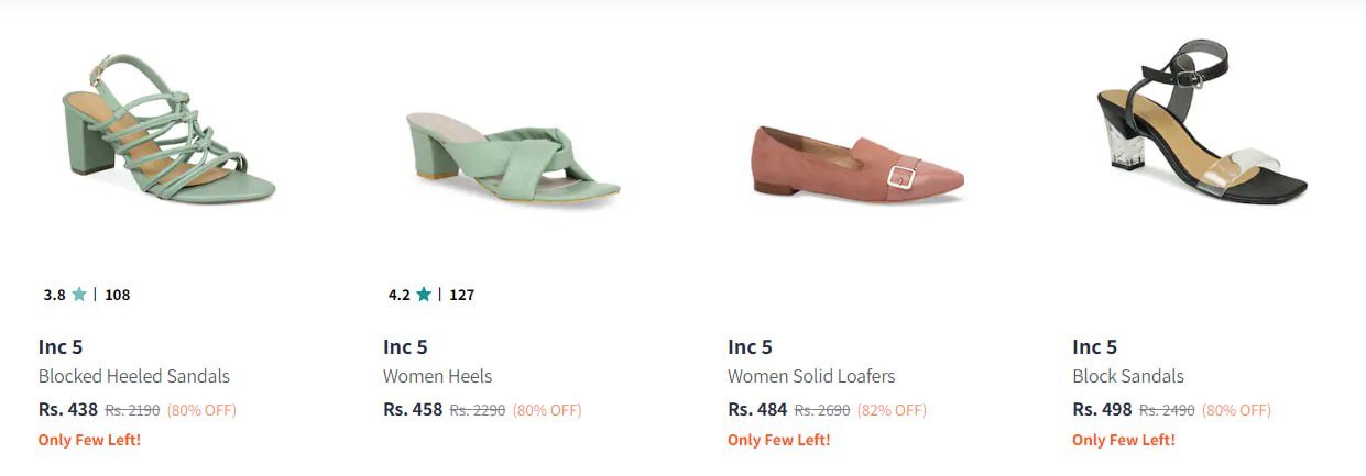 DealBee Deals on X Myntra Flat 80 Off On Catwalk Inc5. Women Footwear https t SaHfnSa13P https t J6RsPznxLS X