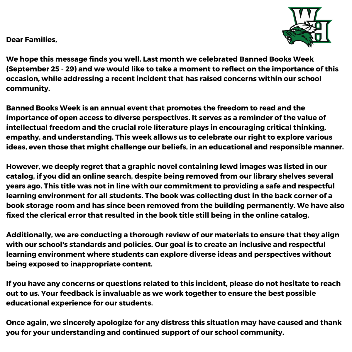 Western Hills High School Frankfort, KY tweet media