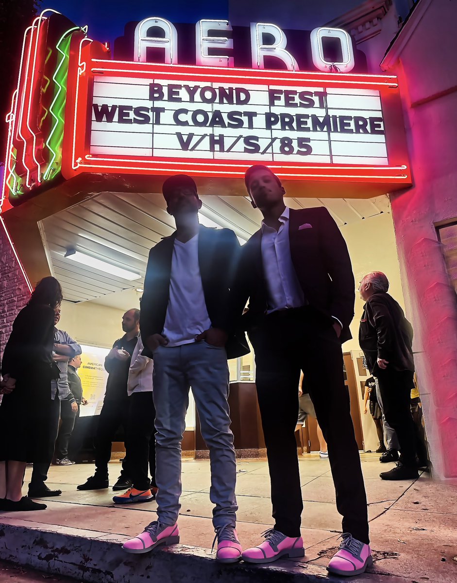 Killer time with the fam at <a href="/beyondfest/">Beyond Fest</a> for the premiere of #vhs85. Awesome to get to see all the segments coming together to make this gory, crazy, fun film. Congratulations to everyone involved. Available now on <a href="/shudder/">Shudder</a> and <a href="/AMCPlus/">AMC+</a>