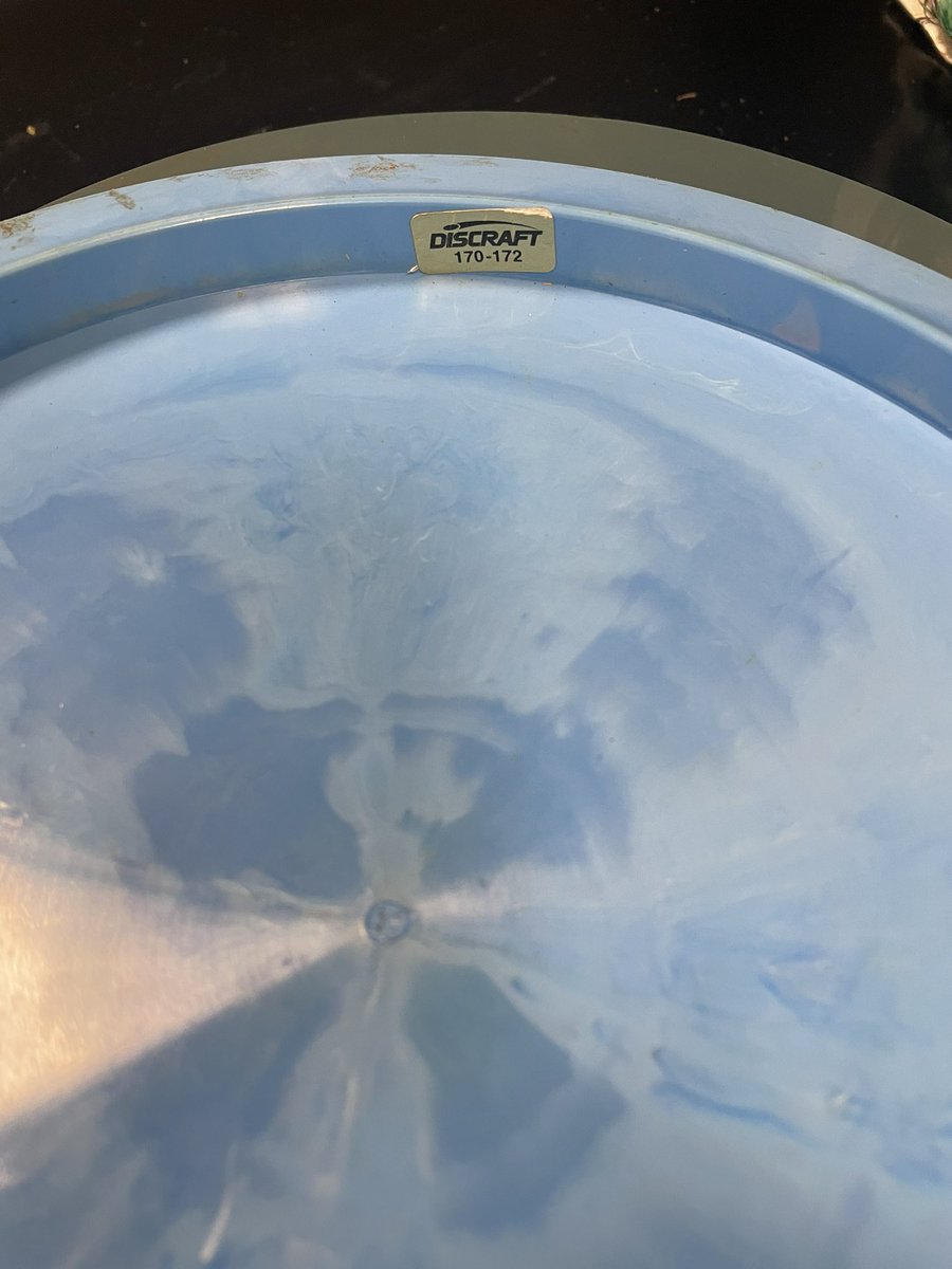 jrummer's tweet photo. @DiscraftDG question.  Can someone tell me the spec of this disc?  It says Vulture on the inner rim.  Thank you!! https://t.co/J7RMq58wFy