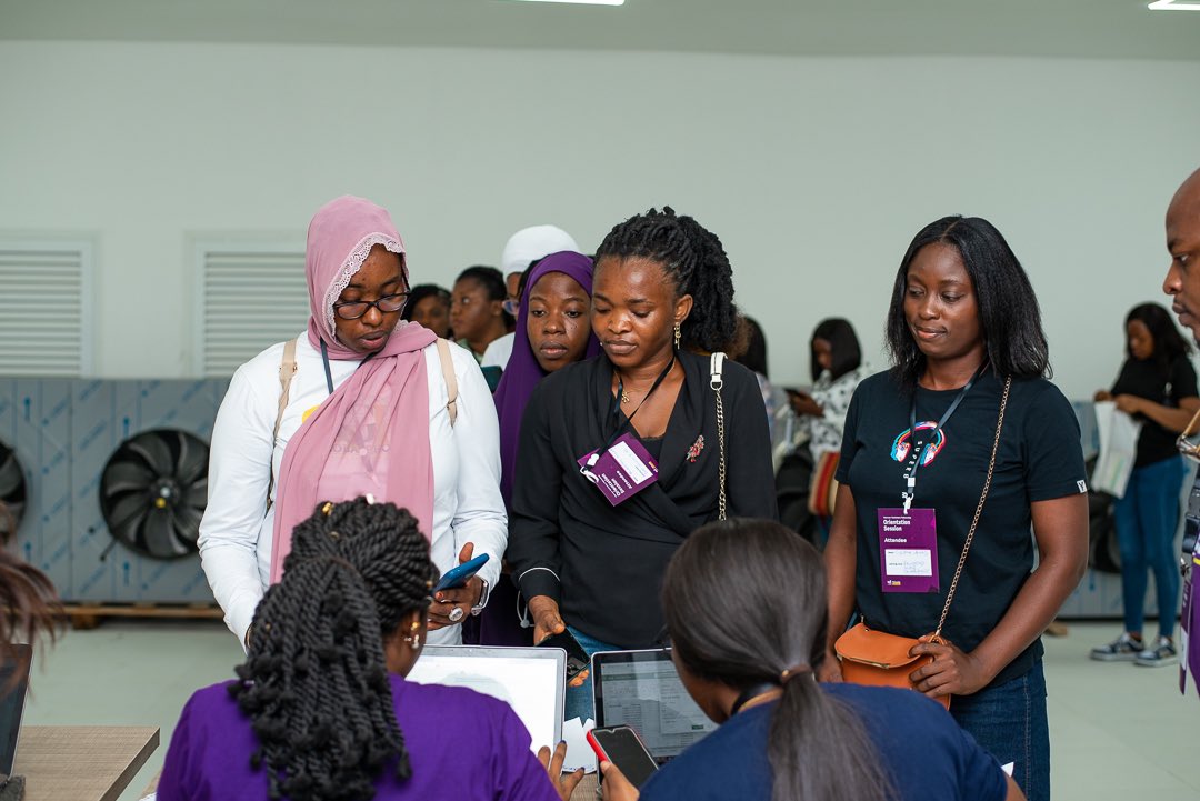 Tech4DevHQ's tweet image. Yesterday, we welcomed over 500 newly admitted Fellows resident in Lagos, Nigeria to the Orientation of the Women Techsters Fellowship (class of 2024).