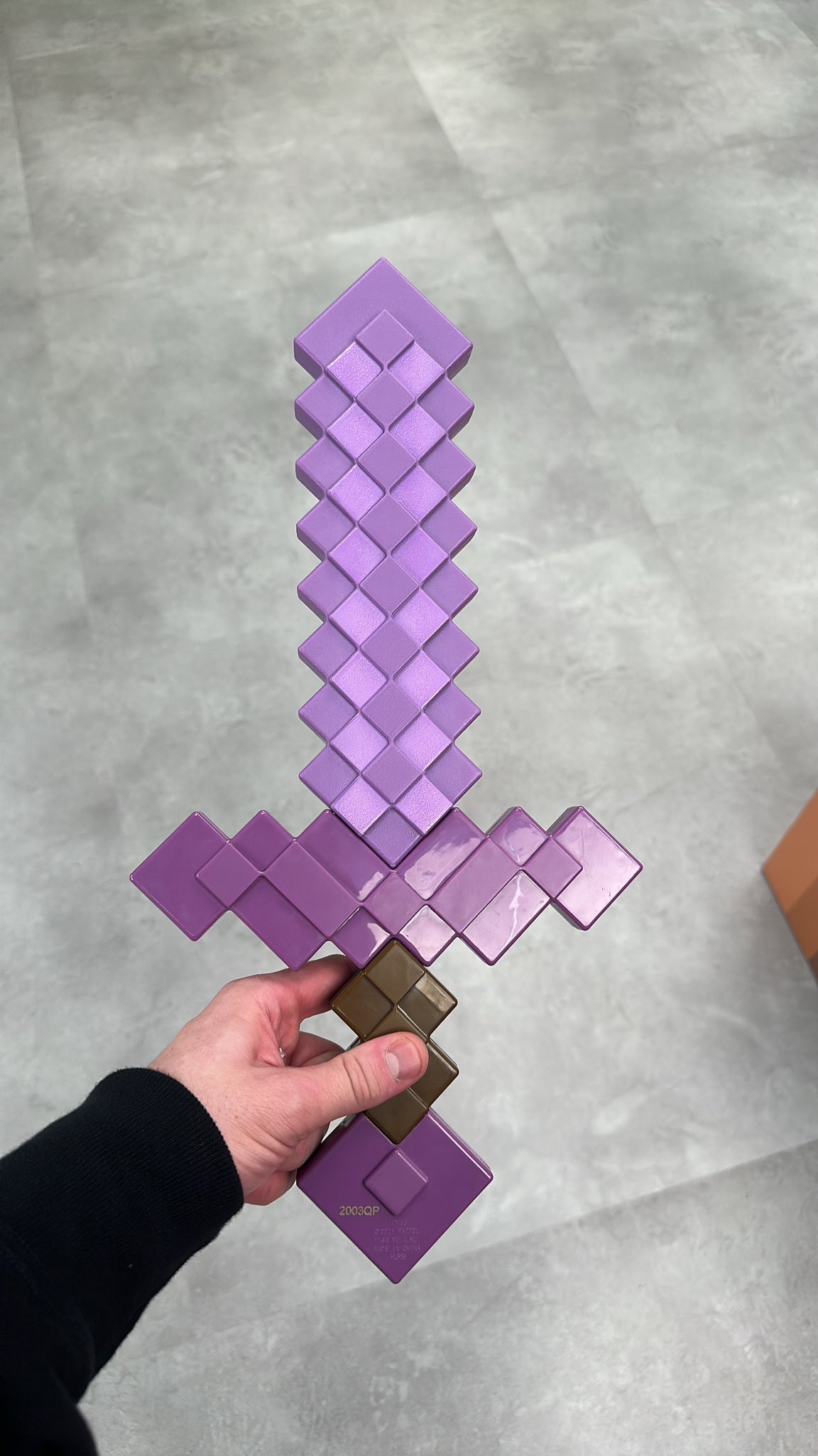 Minecraft Enchanted Purple Diamond Sword
