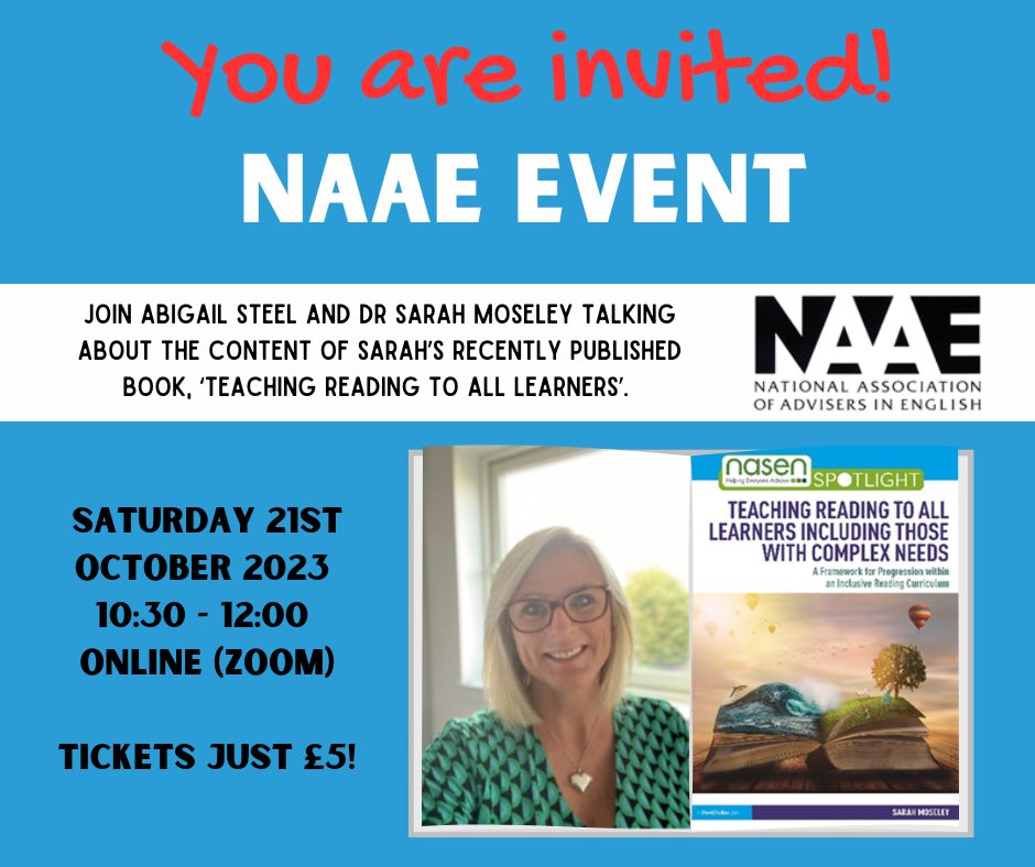 naae.org.uk/naae-events-2/ booking link is live! Go, go, go 🥳🥳🥳