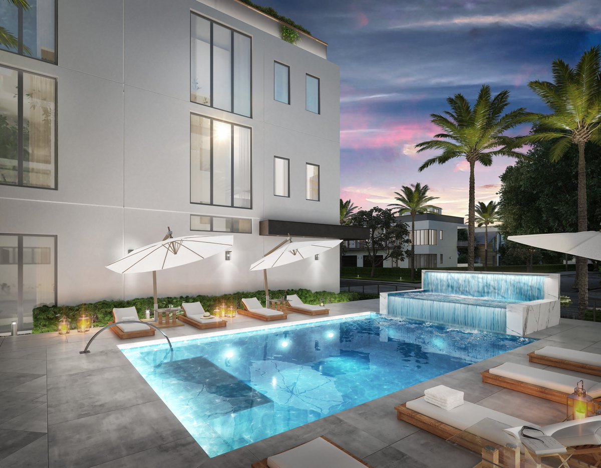 Sky360T's tweet photo. Lay back and enjoy the luxurious SkY Beach #pool area, featuring a large swimming pool, hot tub with waterfall edge, and poolside loungers.
#Luxury #LuxuryHome #Design #ModernDesign #InteriorDesign #LuxuryLiving #SouthFlorida #PompanoBeach #Lauderdalebythesea https://t.co/aDaoTnQf1V