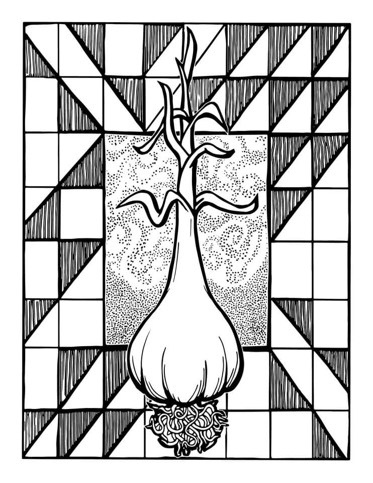 Like garlic and local food? Buy a coloring book, &amp; support local art. The Farm Lover’s Coloring book are printed with soy ink on American made paper, and spiral bound by hand.
Tags: #coloringbook #coloringpages #farmersmarket #farming #locallygrown #localfood #adultcoloringbook