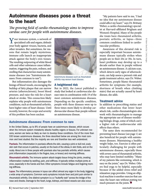Brittany Weber (@bweber04) on Twitter photo Awareness of ⬆️CV risk in autoimmunity is essential as well as ongoing scientific efforts to understand how to mitigate this risk. Thanks to <a href="/HarvardHeartLtr/">HarvardHeartLetter</a>
and @cpcannon for putting the spotlight on this critical space. <a href="/CardioRheum_Net/">Cardio-Rheumatology Network</a> <a href="/garshick/">Dr. Michael Garshick</a> <a href="/RonBlankstein/">Ron Blankstein</a> <a href="/AbbateAntonio/">AntonioAbbate</a> Awareness of ⬆️CV risk in autoimmunity is essential as well as ongoing scientific efforts to understand how to mitigate this risk. Thanks to <a href="/HarvardHeartLtr/">HarvardHeartLetter</a>
and @cpcannon for putting the spotlight on this critical space. <a href="/CardioRheum_Net/">Cardio-Rheumatology Network</a> <a href="/garshick/">Dr. Michael Garshick</a> <a href="/RonBlankstein/">Ron Blankstein</a> <a href="/AbbateAntonio/">AntonioAbbate</a>