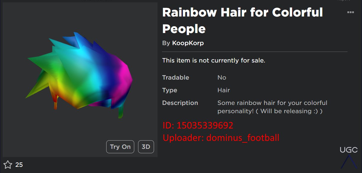 Beautiful Hair for Beautiful People - Roblox