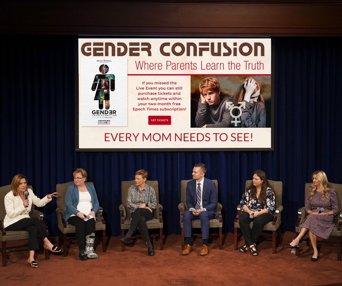 Gender Transformation: The Untold Realities (@gendertransform) on Twitter photo “I cried! Very effective and well put together.” “Hope all parents will watch this!” These were some of the feedback after the successful Gender Confusion event with over 5,000 participants and 50,000 views on EpochTV. Watch it here 👉 epochtim.es/gendertrans37b
<a href="/momsforamerica/">Moms for America</a> “I cried! Very effective and well put together.” “Hope all parents will watch this!” These were some of the feedback after the successful Gender Confusion event with over 5,000 participants and 50,000 views on EpochTV. Watch it here 👉 epochtim.es/gendertrans37b
<a href="/momsforamerica/">Moms for America</a>