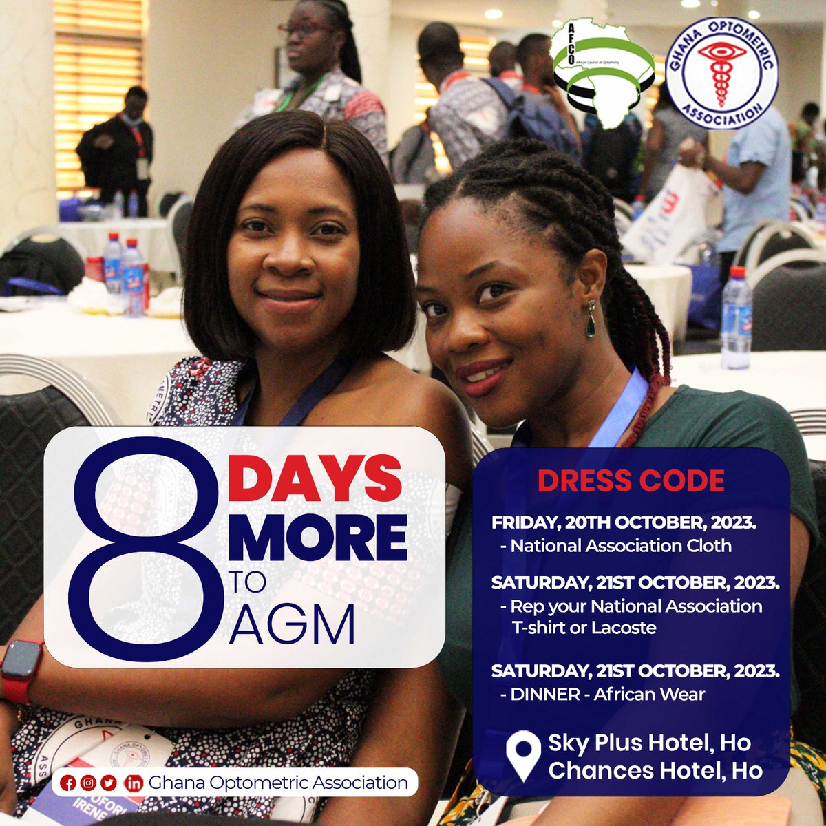 GOAssoc's tweet photo. It's almost here! Our Annual General Meeting is only 8️⃣ days away. 

Don't miss out! 📆 https://t.co/ZMDn5tbuTv