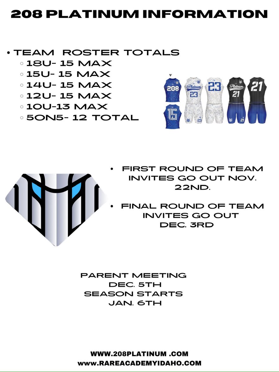 RAREAcademyID's tweet photo. Info for the Season! DM FOR MORE INFO! https://t.co/DzanLhosoS