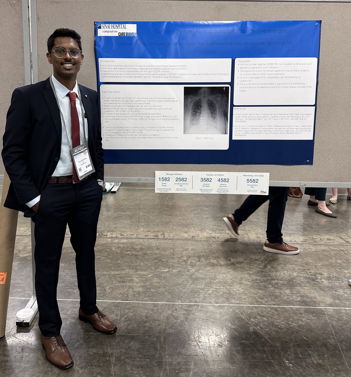 Had a great time presenting our work 
@accpchest 
Thanks for my programs leadership for the support @SinaiBmoreIMRes
@SharpsStephanie @AshaThomas10 
Met so many amazing ppl and special thanks to @Dr_SRKashyap for valuable advise. 
#CHEST2023 #accp