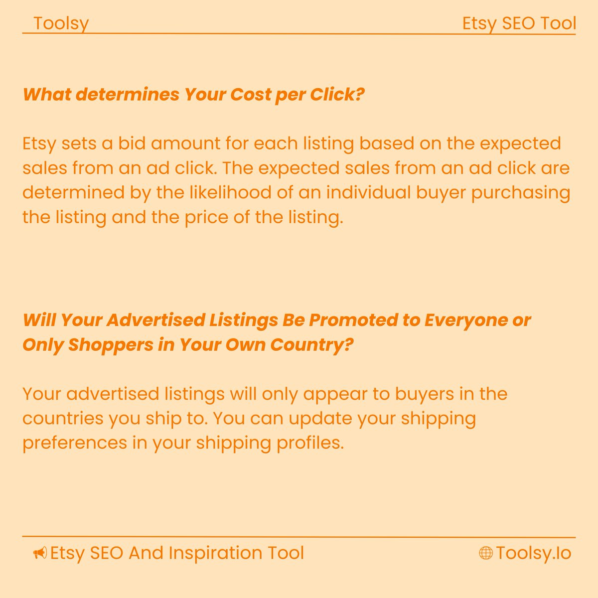 🌟 We shared this article with you to better understand how ads on Etsy work.

#toolsy #etsyseo #etsytools #etsyads