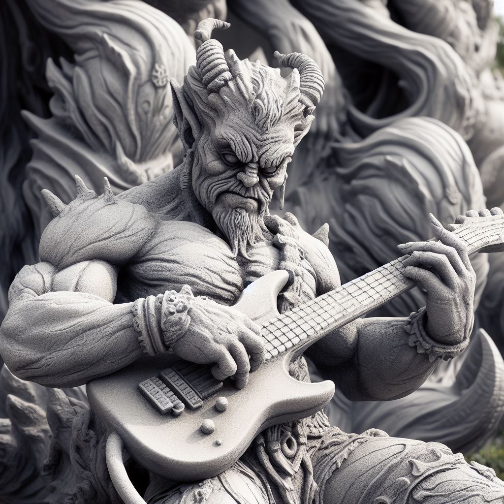 Guy_With_Beer's tweet photo. A stone golem playing guitar at a rock concert!!
PS - some people say AI art isn't real art. What do you think?
#Stone #stonegolem #guitar #rock #aiart #AIArtCommuity #golem https://t.co/82KsCZKZxo