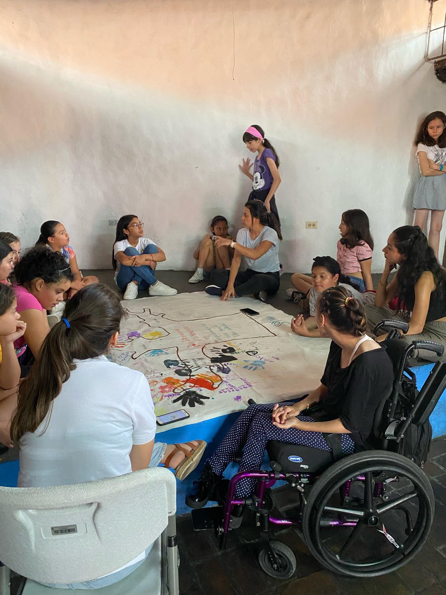 Today in one of our girls´ clubs we talked about the importance of believing in ourselves and feeling empowered. If so, there are no limits to our dreams. #DayoftheGirl #DíadelaNiña #IDG2023