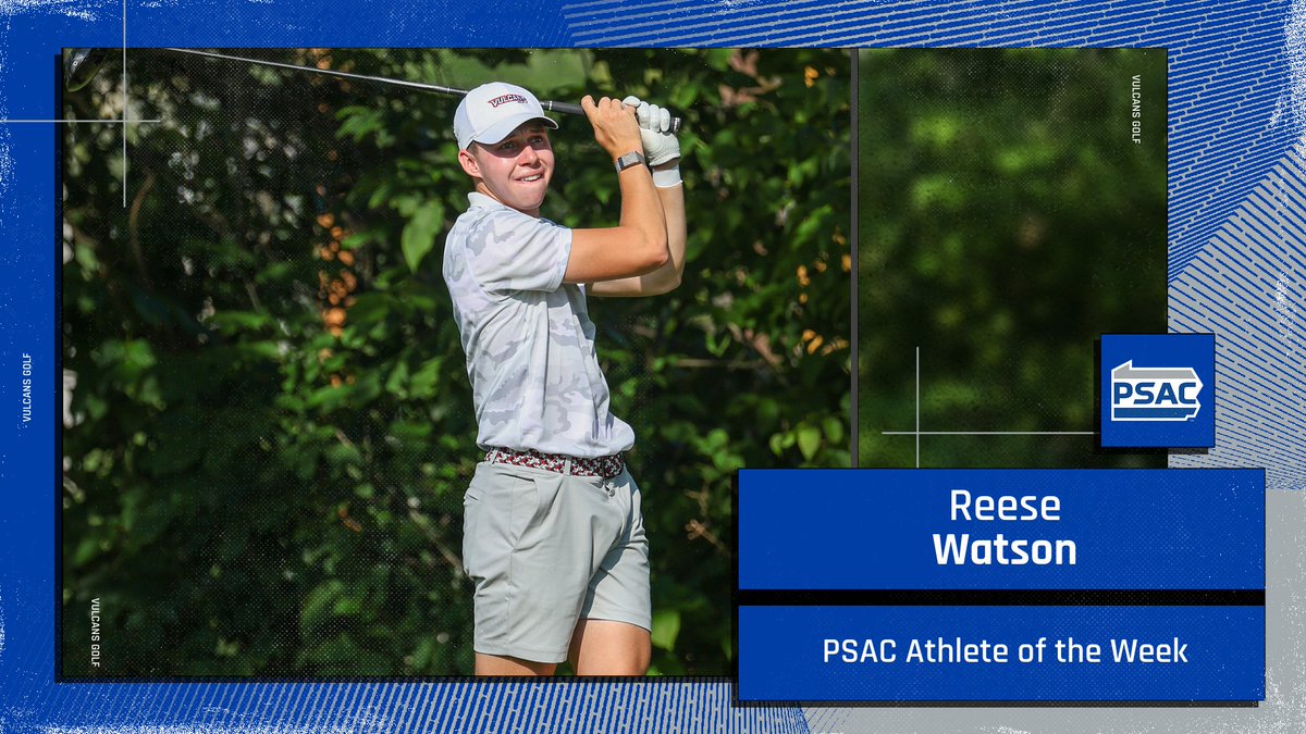 MGOLF: Senior Reese Watson earns weekly league accolade after claiming medalist honors at Mercyhurst Fall Invitational with a four-under over two rounds (seven birdies)

🔗 tinyurl.com/p7cpnwzf