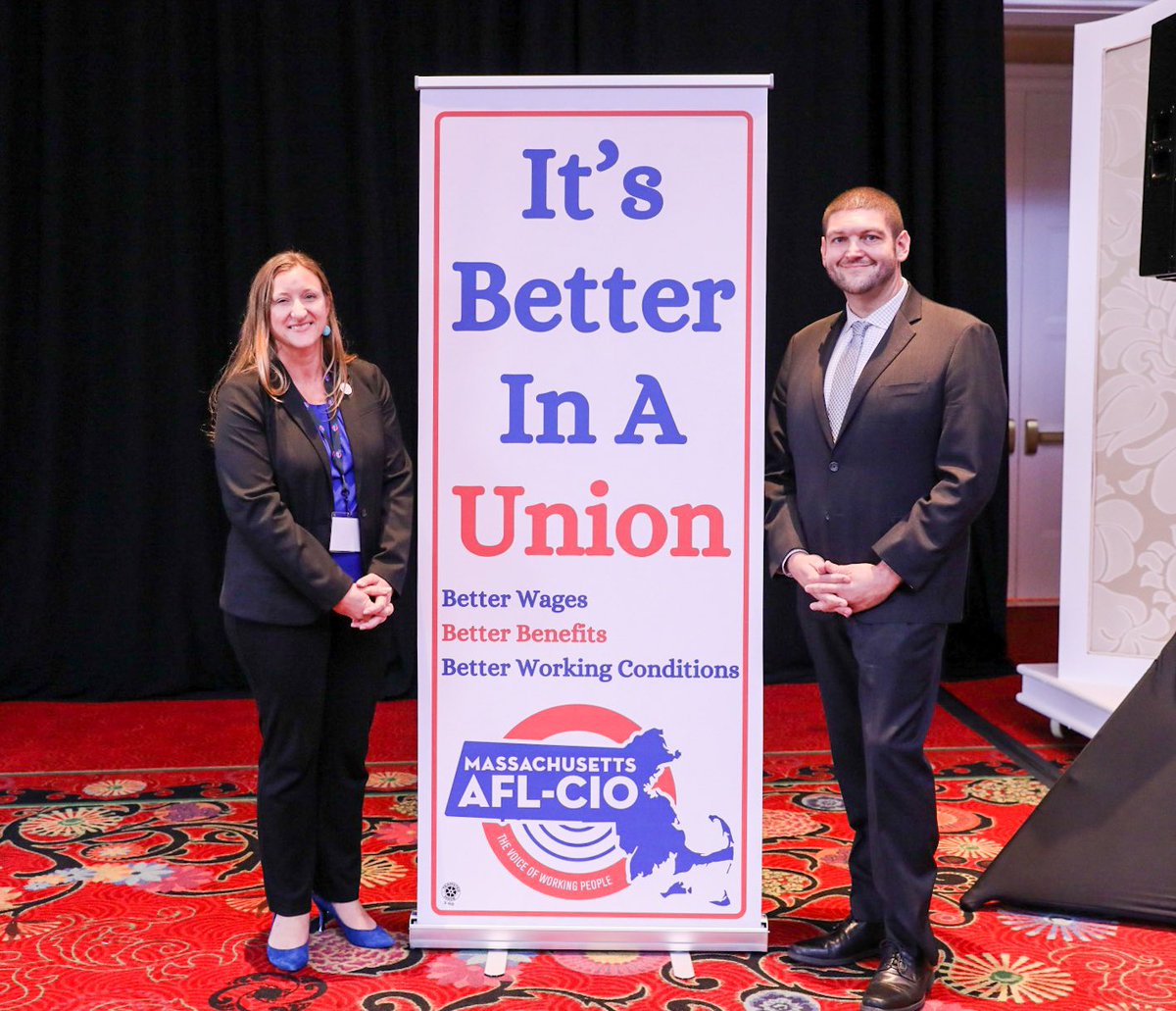 Building on the Past. Ready for the Future. The Massachusetts AFL-CIO just elected brand new leadership! Welcome President Chrissy Lynch and Secretary-Treasurer Kevin Brousseau, along with a dynamic Executive Council consisting of leaders from all industries #unionstrong