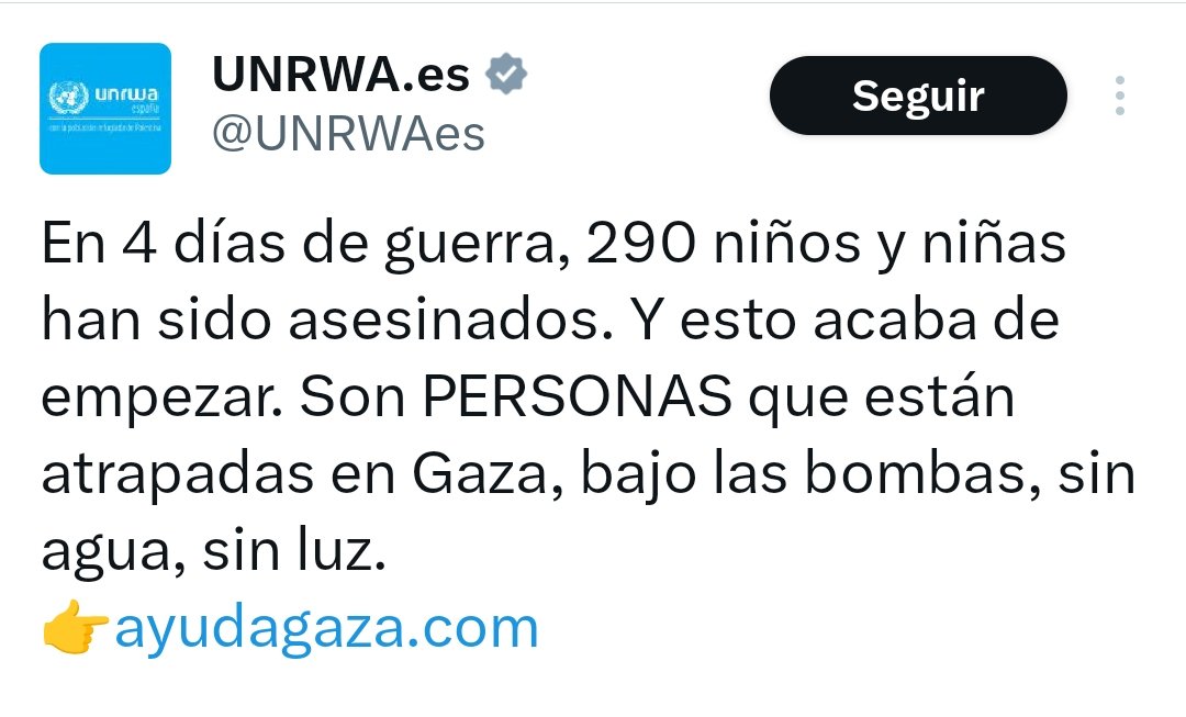BenderOfuscado's tweet photo. Cuando se pase el bulo de los niños decapitados y esas cosas nos podemos parar un momento a pensar en que Israel ha asesinado a 290 niños.

No lo dice cualquiera. Lo dice la ONU. A ver si Ayuso condena esto. https://t.co/iAgfzgDsxV