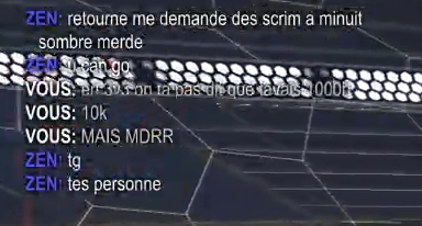 NicoSarkozy667's tweet photo. .@zenrll la génance a son paroxisme de pas lacher les couilles d'un mec petes pas les couilles si tu te fais éteindre t'es devant des milliers de gens , tu te fais honte comme ca , tu dis t'es personne sans rl t'es rien marmot d'merde https://t.co/78fUVi7QX7
