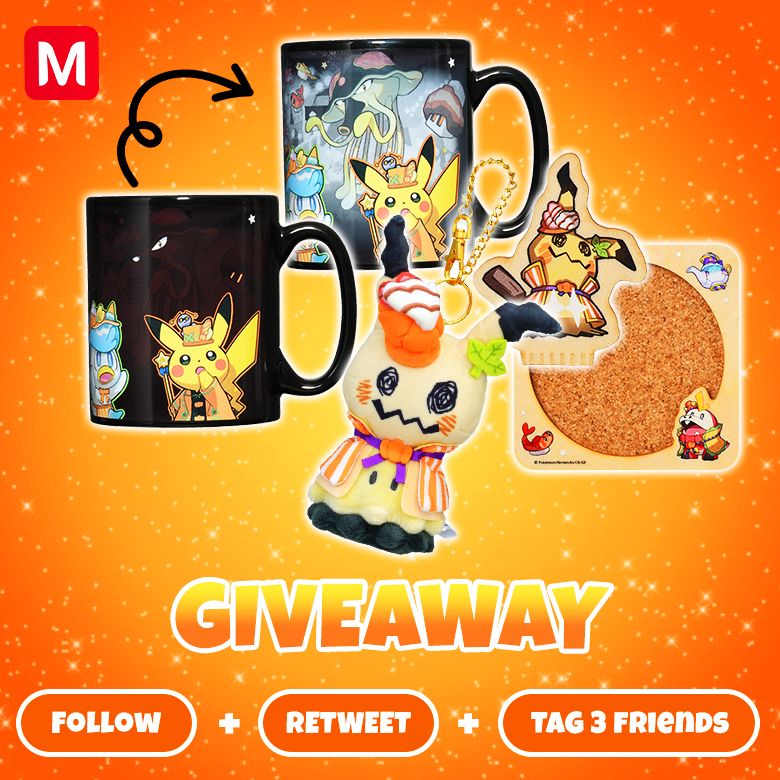 mecchaJP's tweet photo. 🎃HALLOWEEN GIVEAWAY🎃
Pokémon Paldea Spooky Halloween
Changing Pattern Mug, Mimikyu Plush Keychain, Mimikyu &amp; Fuecoco Coaster
🛑https://t.co/A9UiUngtob

How To Enter: 
🕸️ Follow us 
🕸️ Retweet this post
🕸️ Tag 3 friends 

For more info:
🛑 https://t.co/VdBnVFTYx2 
#Halloween https://t.co/ZqV1anSSqZ