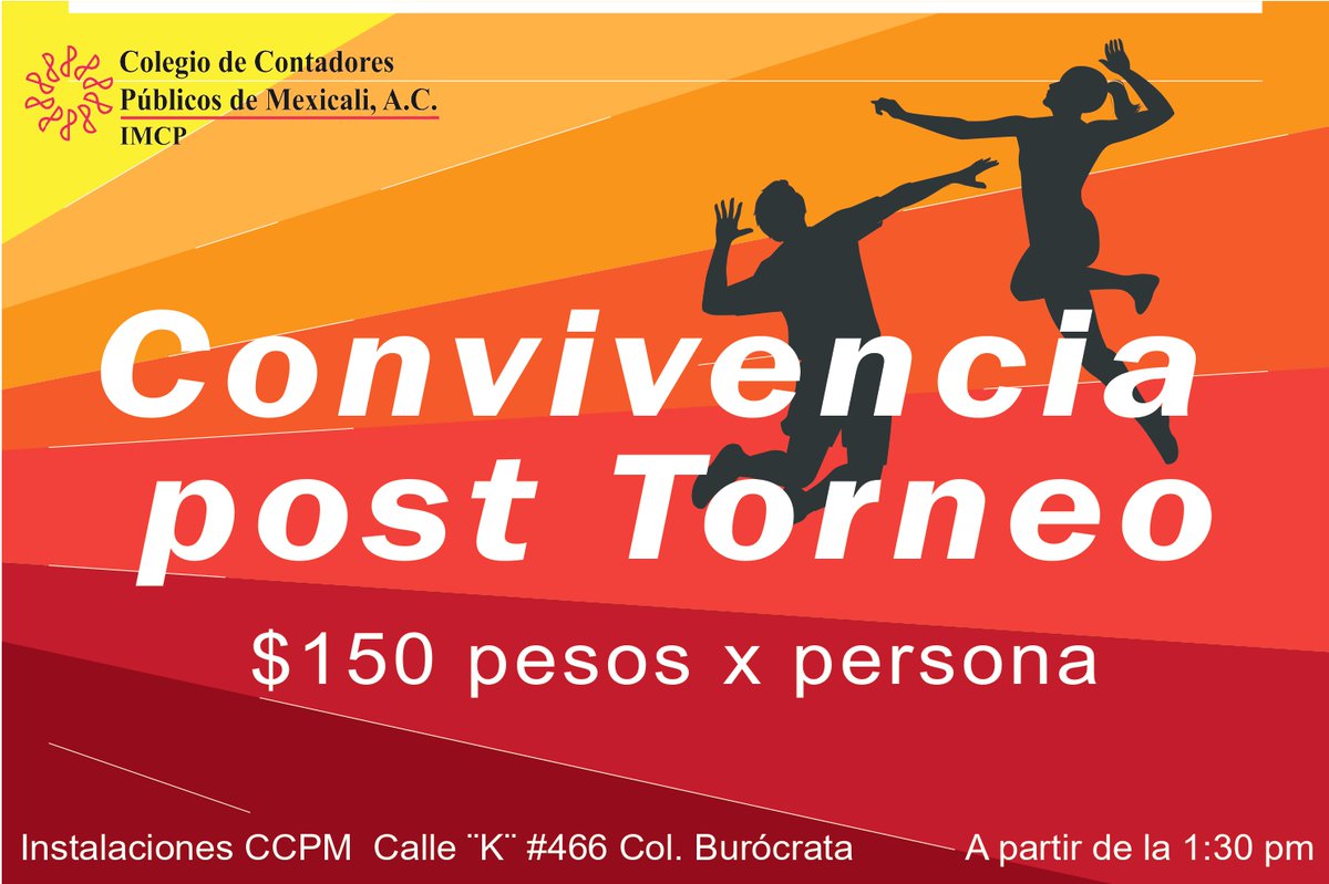CCPM5's tweet photo. Este 21 de octubre llega nuestro:
"Torneo de Volleyball playero 2023"
Ya puedes pasar a las instalaciones del CCPM para registrarte,  ¡Forma parte de este gran evento!
REGISTRO: https://t.co/LbU10NouQf
Horario de atención: 8:00 am a 6:00 pm de Lunes a Viernes. https://t.co/lEuSeBPYzl