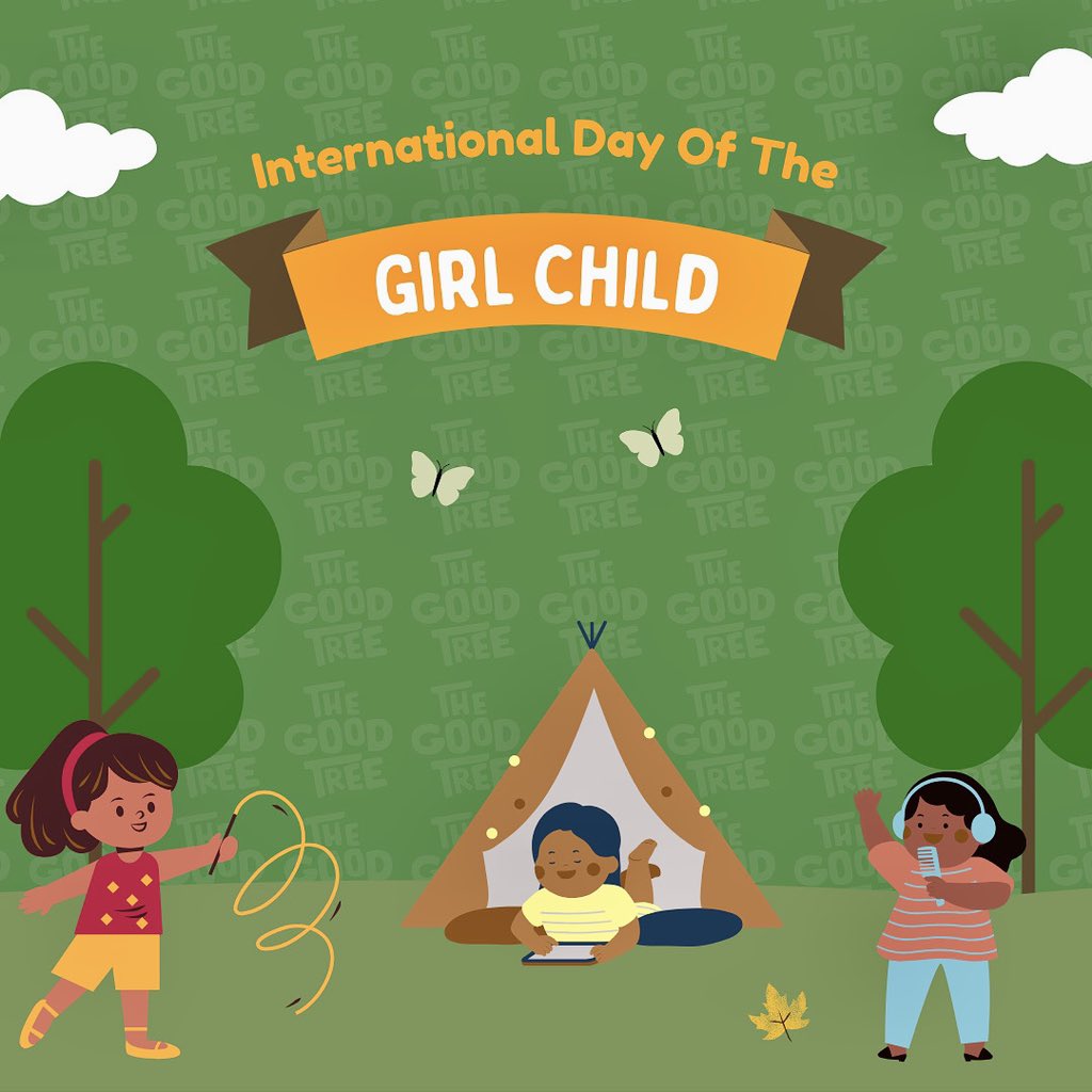 Little Girls With Dreams Become Strong Women With Vision. 
Let's continue empowering girls to reach for their dreams and create a brighter future. Happy Girl Child Day to all our beautiful girls out there💚

#InternationalDayOfTheGirlChild #GirlsCanDoAnything