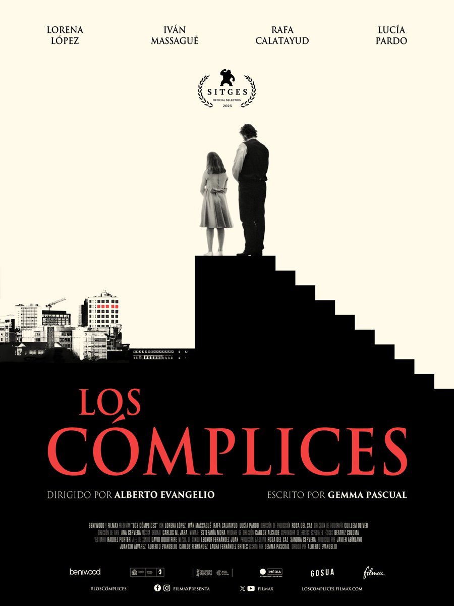 ¡Presentamos el cortometraje #LosCómplices en #Sitges2023! 👏

La madrugada del domingo el director <a href="/aevangelio/">Alberto Evangelio</a> estrenará mundialmente este filme, producido por Beniwood y Filmax.  🎬  Una misteriosa historia con Lorena López, Iván Massagué, Rafa Calatayud y Lucía Pardo.