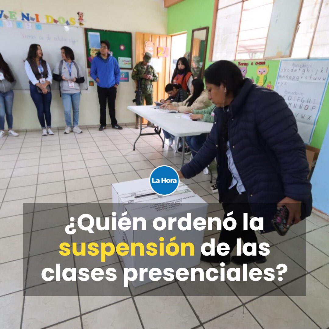 El Ministerio de Educación y el CNE se lanzan la ‘pelotita’ 👀 sobre la decisión de que más de 3 mil colegios pasen a clases virtuales durante cuatro días por las elecciones. 👉🏻 bit.ly/3Fc269V