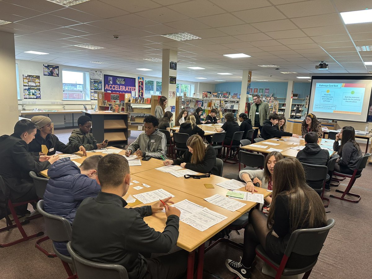 Some fantastic employability and careers events recently, supporting our young people with their destinations - School Careers Fayre, Focus West trip and IntoUniversity workshops #positivedestinations
