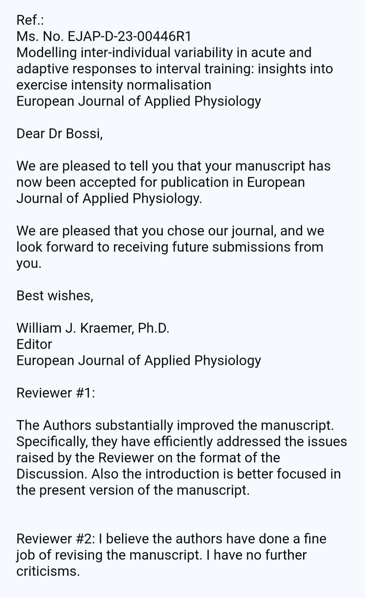 For most of 2019, I pretty much lived in the lab for this training study. Life was all about data collection and logistics. Thrilled it has now been accepted! I think it is my best work so far, but the jury is still out, and time will tell...