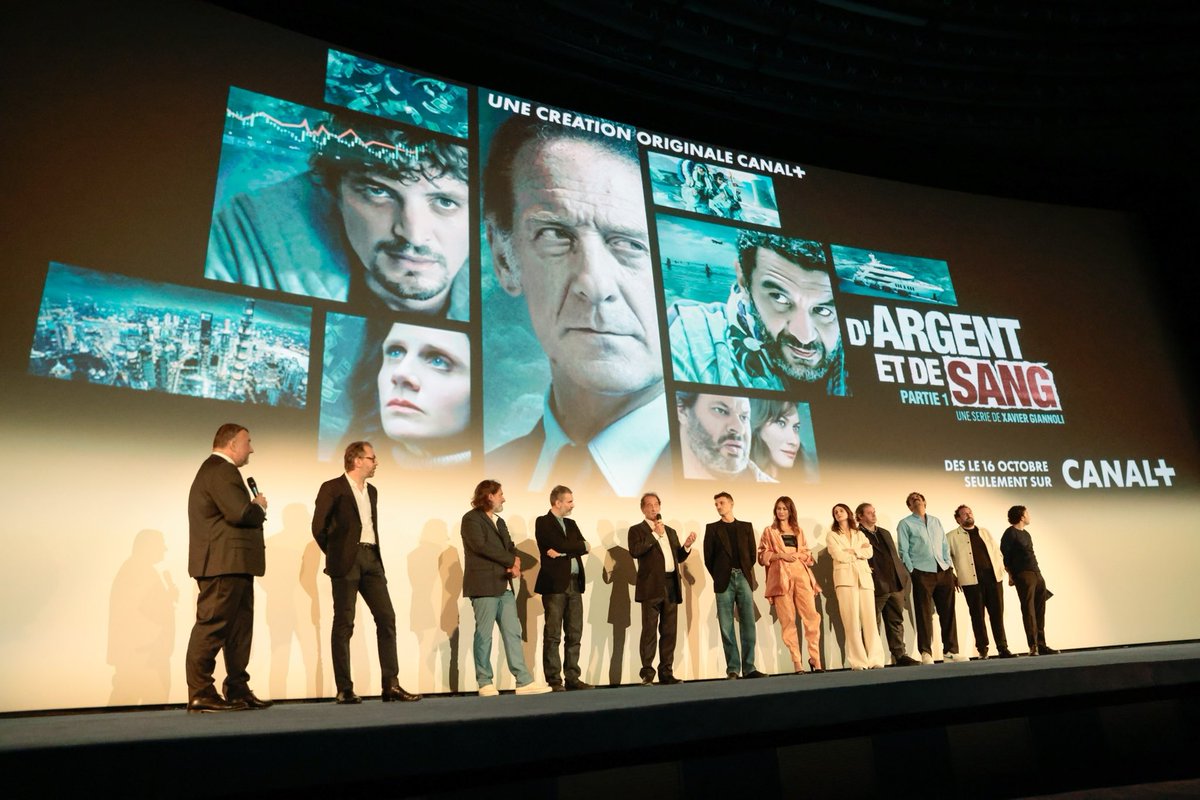 Projection exceptionnelle D'Argent et de Sang - Partie 1, la toute dernière Création Originale CANAL+, et la première série de Xavier Giannoli 
En présence de l'équipe 5⭐️ :  Xavier Giannoli, entouré de Vincent Lindon, Niels Schneider, Ramzy Bedia, Judith Chemla, David Ayala...