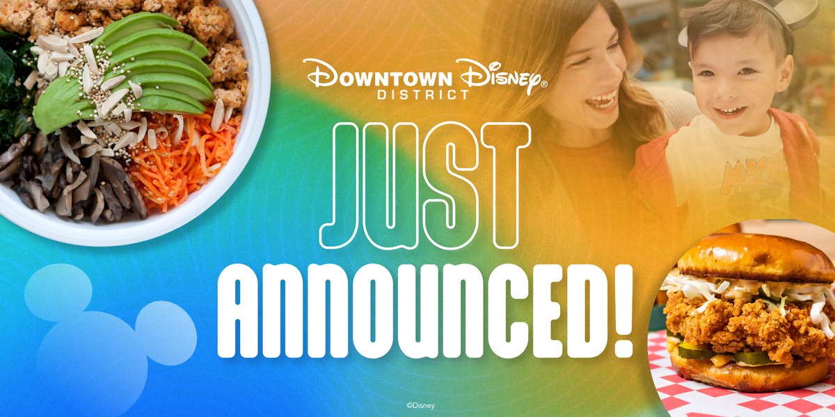 Downtown Disney at @Disneyland is announcing diverse new culinary delights and a new entertainment setting coming to the District! ✨ Check out the exciting plans here: di.sn/6015uTGoF