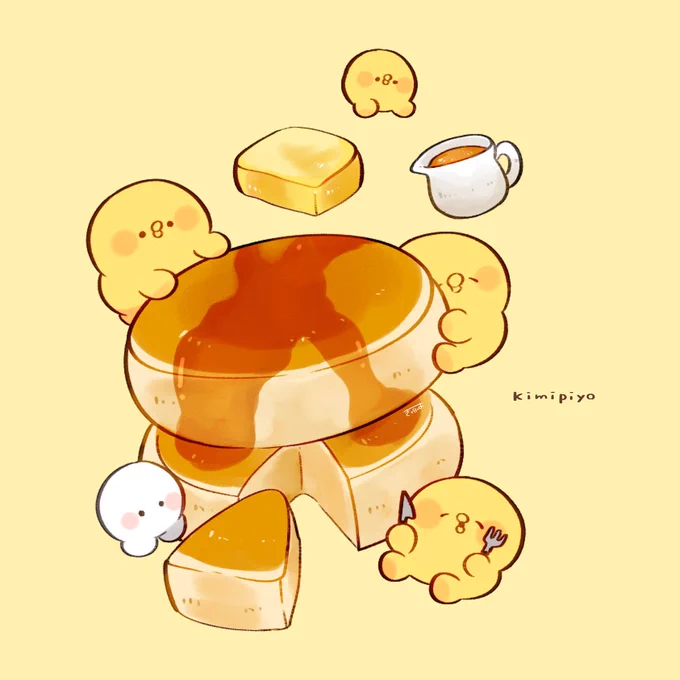 pancake...  #きみピヨ