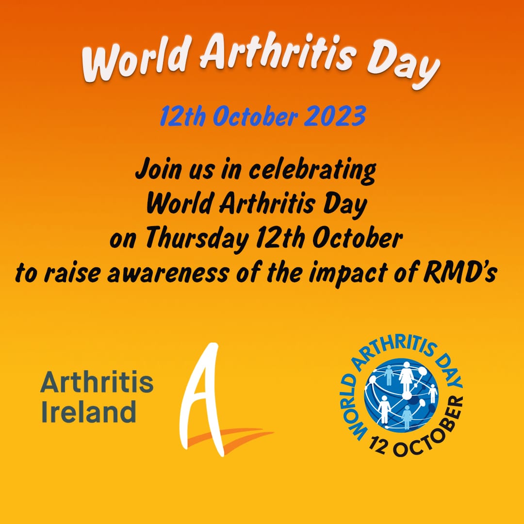 Tomorrow is World Arthritis Day. Come join the Rheumatology team in Naas General Hospital in morning to raise awareness @NaasGeneralHospital @DMHospitalGroup @SarahDa07461393 @BrownleeJane @PaulaMinchin @RachelNiChoinni @ChieMcC